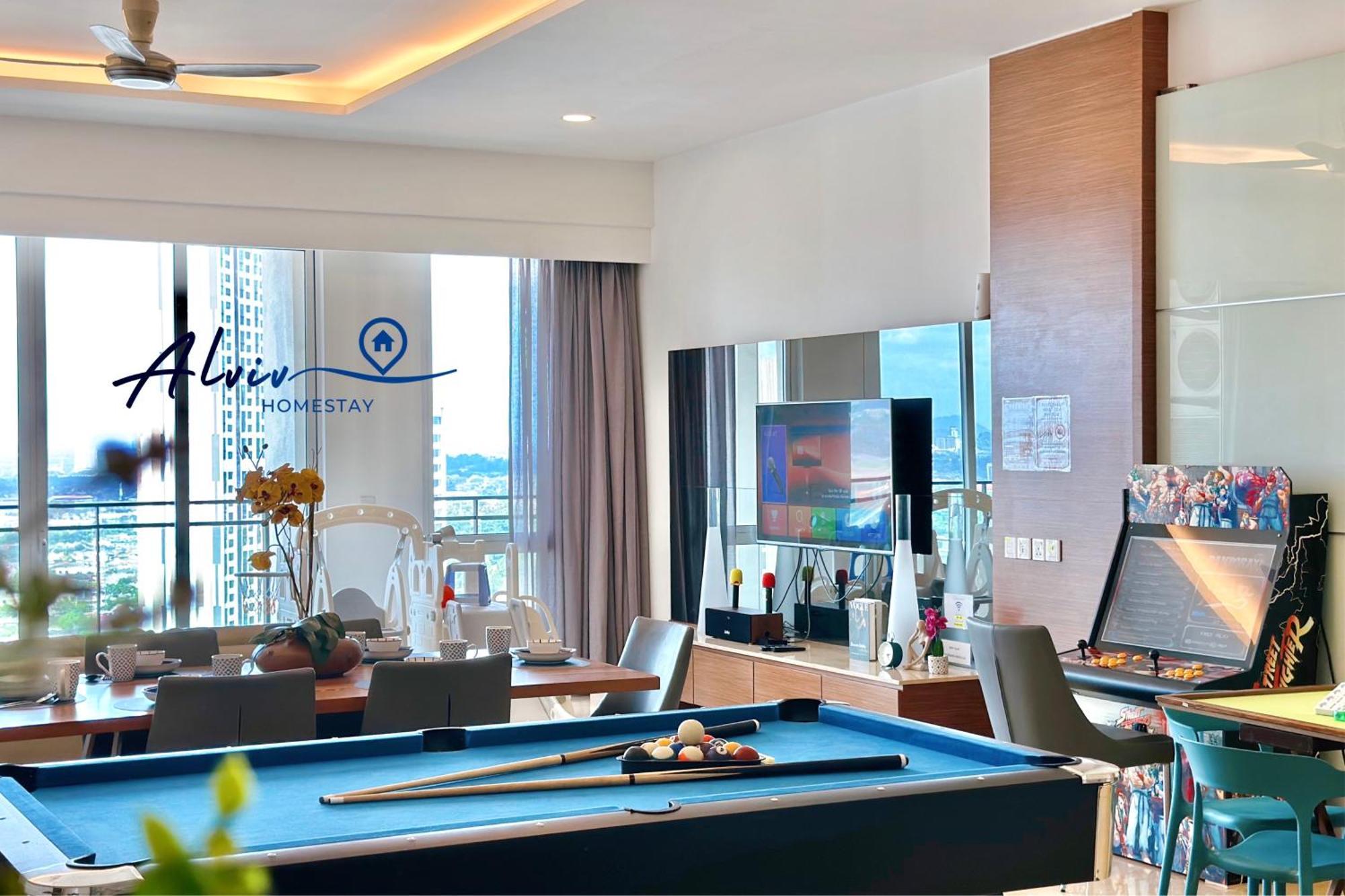 Theshore Luxury 4+1br Penthouse/8-12pax/pool Table/directtomall/jonker 10min Malacca