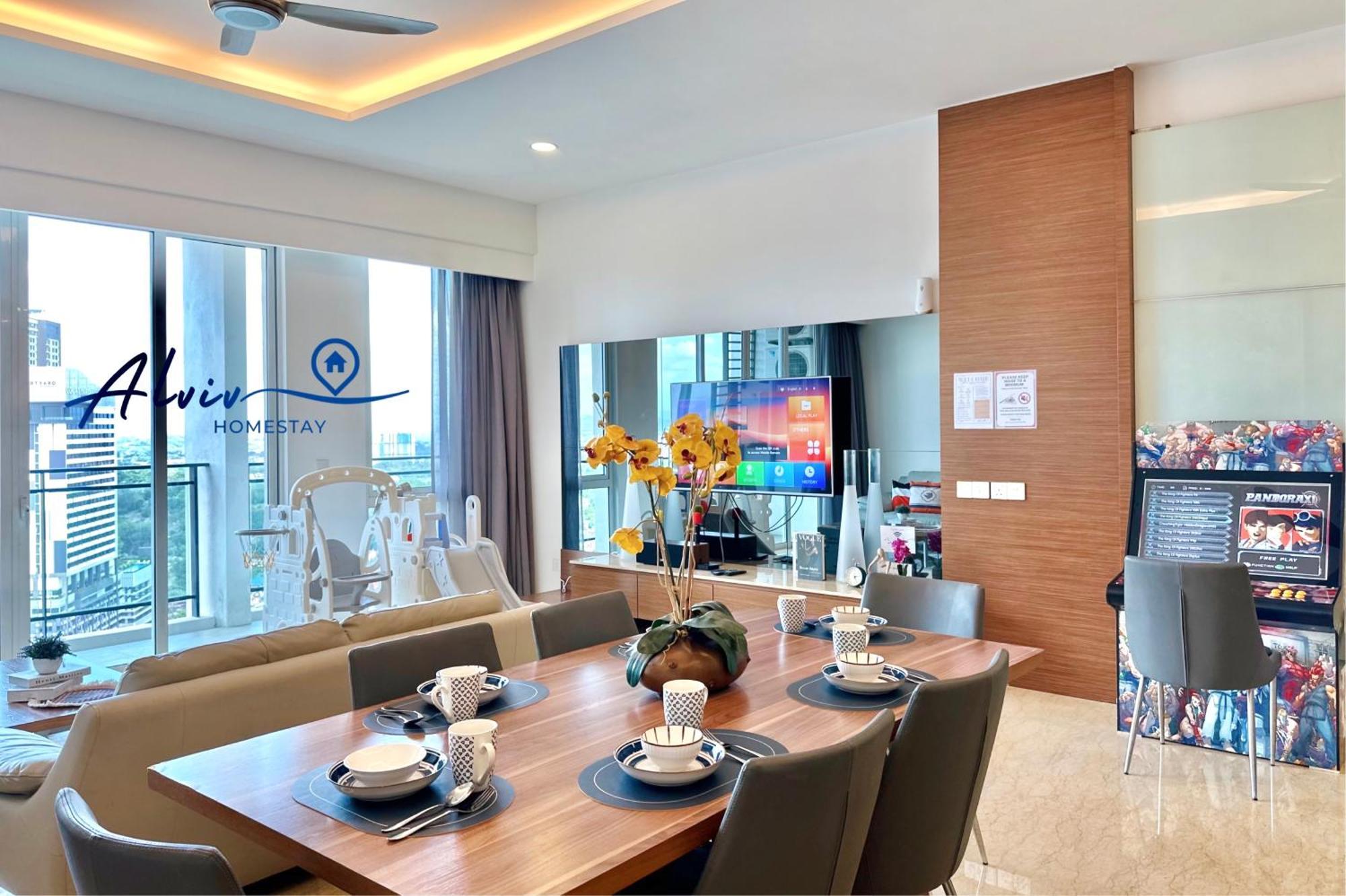 Theshore Luxury 4+1br Penthouse/8-12pax/pool Table/directtomall/jonker 10min Malacca