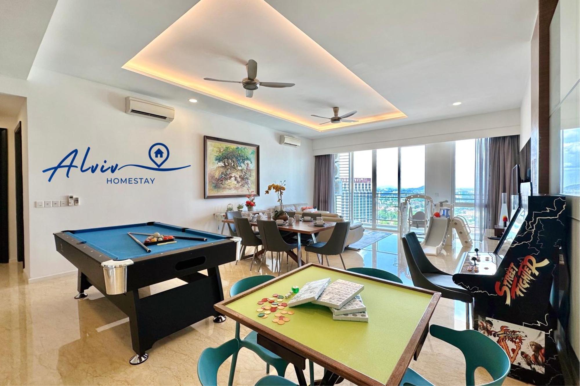 Theshore Luxury 4+1br Penthouse/8-12pax/pool Table/directtomall/jonker 10min Apartment Malacca