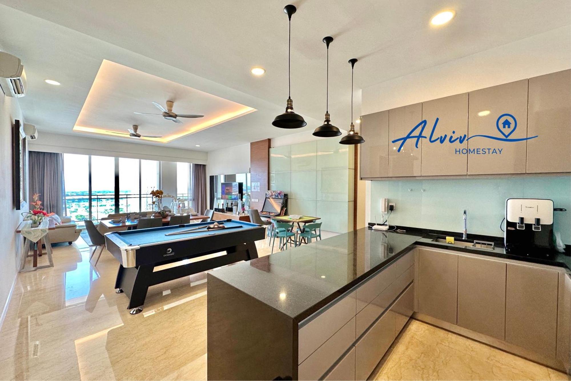 Theshore Luxury 4+1br Penthouse/8-12pax/pool Table/directtomall/jonker 10min Apartment *